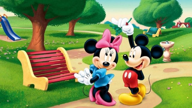 mickey and minni mouse