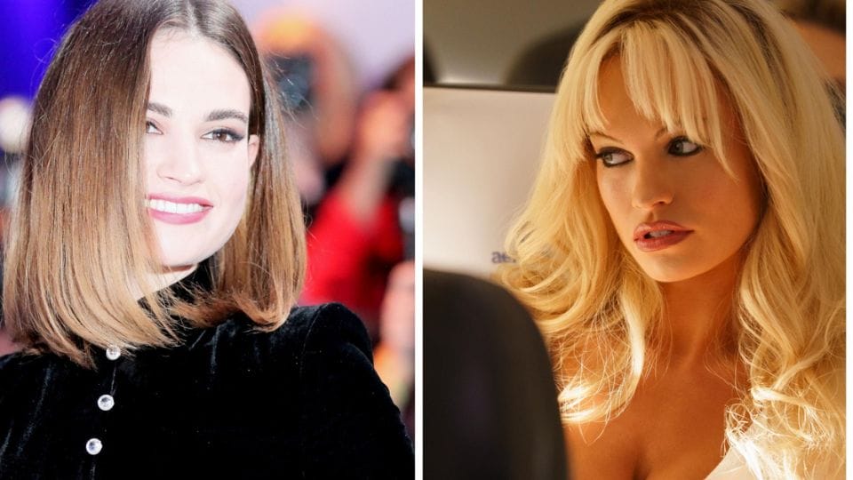 Lily James Pam Transformation Took Four Hours of Hair and Makeup