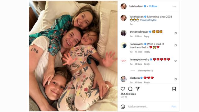Kate Hudson Celebrates 19 Years of Motherhood With A Heartwarming Instagram Post